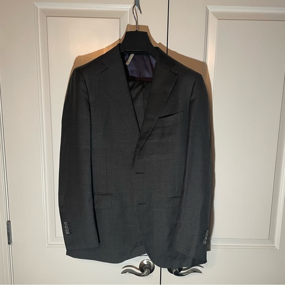 Suitsupply Other - Suitsupply Grey Lazio 42R Slim Fit Super Wool 110s Suit